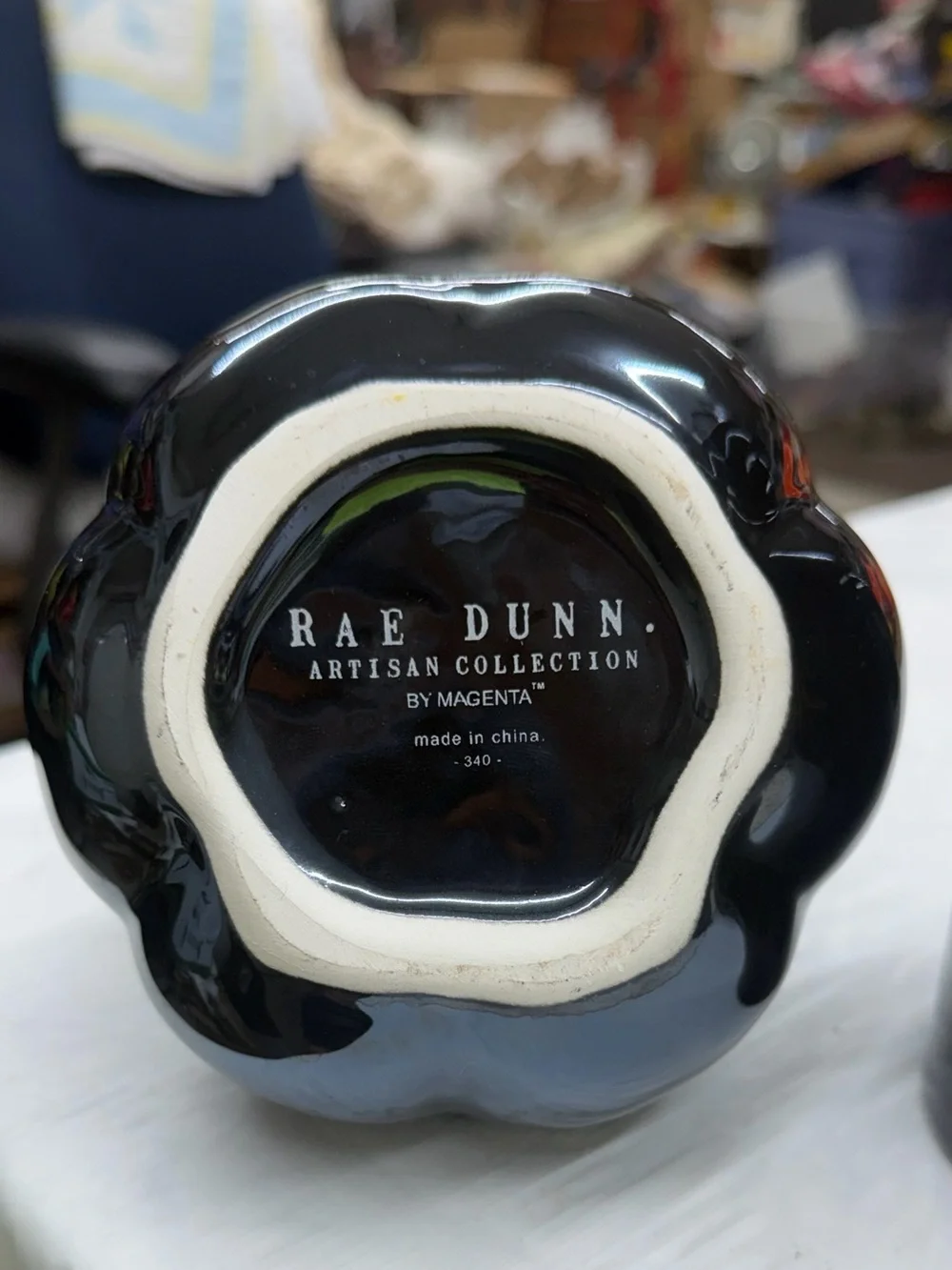 Rae Dunn Black 'Spooky' Pumpkin soap pump & Potion Lotion Pump Set
